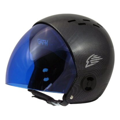 Gath helmet replacement retractable visor - blue