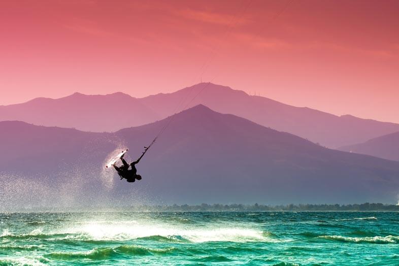 Kiteboarding without a kiteboarding helmet